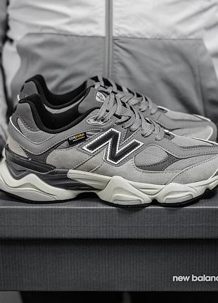 Мужские фирменные кроссовки new balance 9060 свет серые замшевые ежедневные для активного отдыха летние нью баланс
