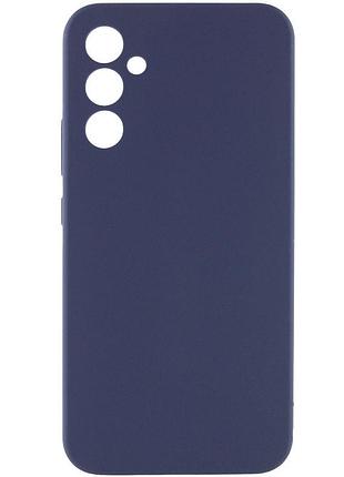 Чехол silicone cover lakshmi full camera (aaa) для samsung galaxy s23 fe темно-синий / midnight blue