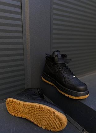 Кросівки nike air force gore-tex зимові для жінок, надійне зимове взуття найк з водовідштовхувальним ефектом