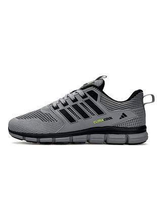 Кроссовки мужские adidas climacool grey black 43