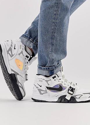 Кроссовки мужские nike air trainer 1 sp белые кожаные кеды найк аир демисезонная обувь из натуральной кожи 44