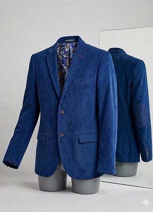 Вовняний чоловічий піджак palmiro rossi (70% вовна), р. 50, slim fit