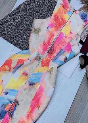 Вечірня сукня h&m s коротке плаття футляр святкова сукня в абстрактний принт