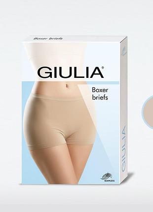 Трусики-шортики жіночі безшовні giulia boxer briefs — мікрофібра naturale, s/m