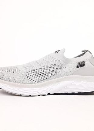 New balance тапкі мокасіни сліпони світло сірі 44