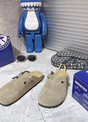 Мюлі шльопанці тапки замшеві birkenstock ❗️ під замовлення❗️