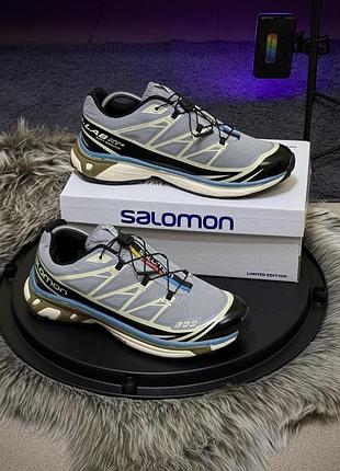 Кроссовки salomon s-lab xt 6 саломон с-лаб икс ти 6 светло-серые повседневные удобные для мужчин 41 (26 см (бирка 42))