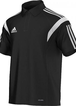 Футболка adidas condivo 14 cl polo f76956, чёрный, размер (eu) - l