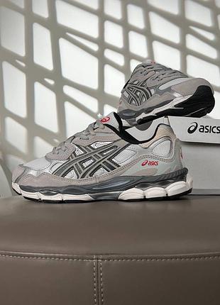 Asics gel-nyc grey silver white