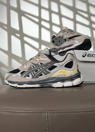 Asics gel-nyc grey silver black