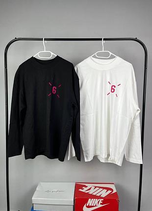 Лонгслив maison margiela унисекс черный и синий — s, m, l