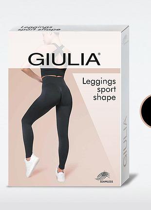 Бесшовные леггинсы giulia leggings sport shape black, l/xl black, s/m