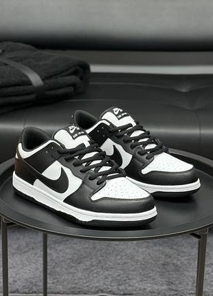 Кроссовки nike sb dunk low найк сб данк лоу черно-белые для мужчин для активного отдыха
