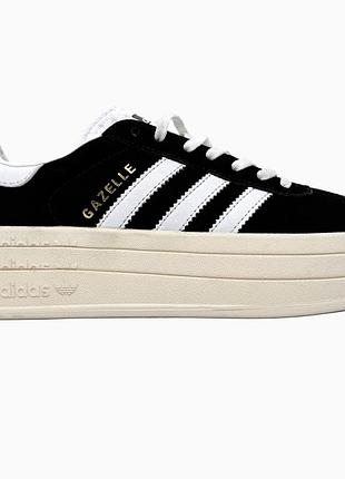Кроссовки adidas gazelle bold black/white 41