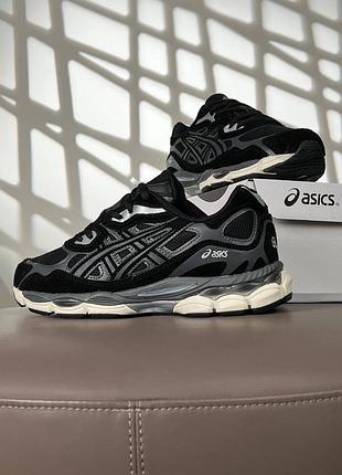 Asics gel-nyc black grey beige