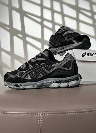 Asics gel-nyc black silver grey