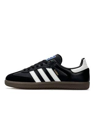 Кроссовки adidas samba og black white 39