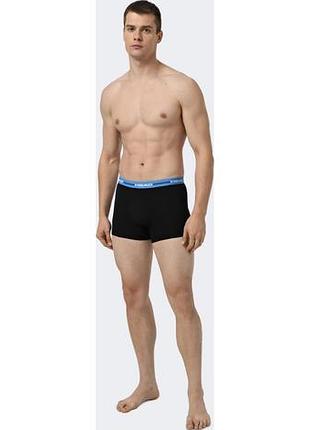 Трусы-боксеры head men elastic boxer 2p черный, синий унисекс l