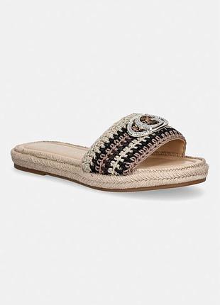 Urbanshop com ua guess шльопанці жіночі kaylis бежеві fljkli fab03 розміри запитуйте