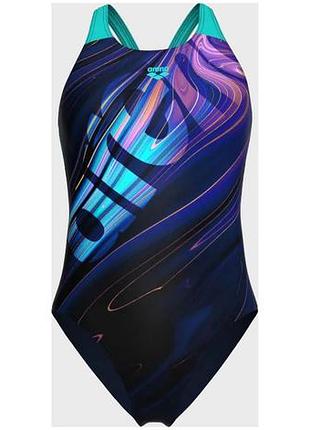 Женский купальник арена оригинал arena flow swimsuit v back lb 008935-790 44