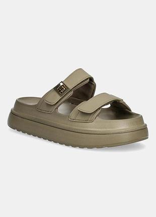 Urbanshop com ua шльопанці steve madden bigschmona-j колір зелений на платформі sm11003858 розміри запитуйте