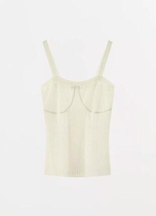 Розкішний топ/майка/блуза/сіточка zara. іспанія.