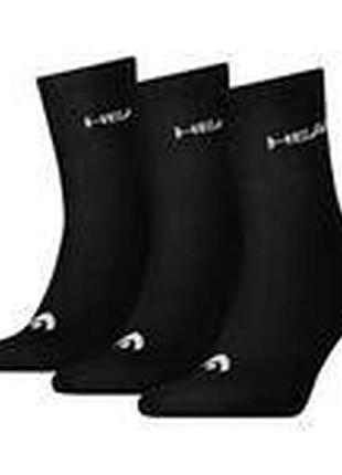 Шкарпетки head crew 3p unisex чорний унісекс 35-38