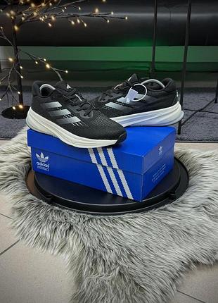 Кроссовки adidas supernova rise адидас супернова райз черные спортивные для мужчин