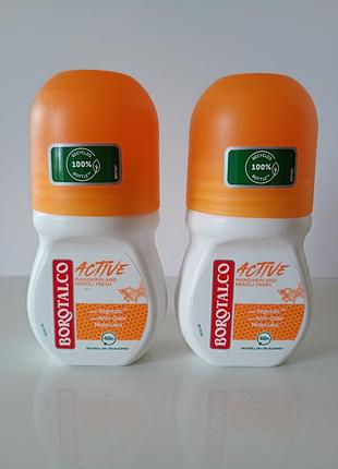 Borotalco active mandarin&amp;neroli
роликовый дезодорант 48h 50 ml.