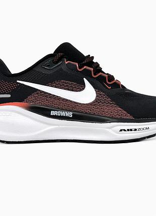 Кроссовки nike air zoom pegasus road running black/orange 44 45