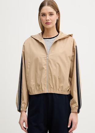 Urbanshop com ua united colors of benetton куртка-бомбер жіноча бавовняна бежева 2z0sdn09e розміри запитуйте