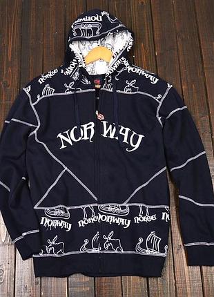 Мужская байка толстовка norway размер l