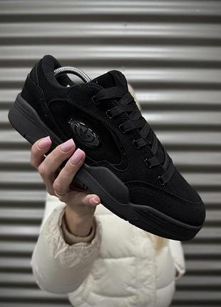 Кросівки adidas adi2000 аді2000 чорні з натуральної замші для чоловіків універсальні кеди на щодень