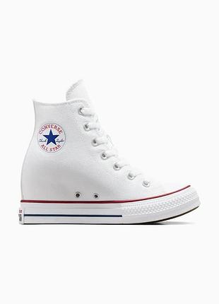 Urbanshop com ua кеды converse chuck taylor all star wedge женские цвет белый a11908c размеры запитуйте