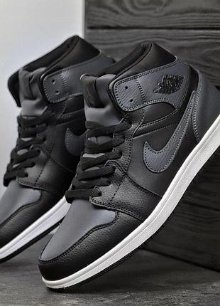 Зимові чоловічі кросівки найк аір джордан стильні nike air jordan 1 46