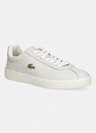Urbanshop com ua lacoste baseshot leather sneakers кроссовки женские кожаные бежевые 51sfa0195 18c размеры запитуйте