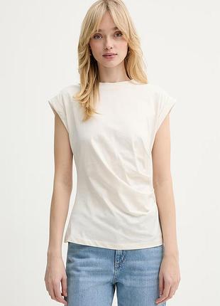 Urbanshop com ua бавовняна футболка boss epka колір бежевий 50555827 розміри запитуйте
