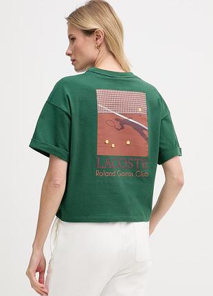 Urbanshop com ua lacoste футболка жіноча бавовняна зелена tf0585 розміри запитуйте