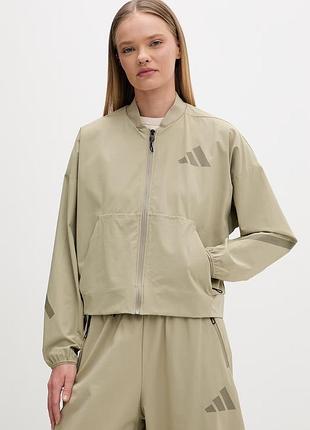 Urbanshop com ua adidas куртка-бомбер женская x z.n.e зеленая kd8509 размеры запитуйте