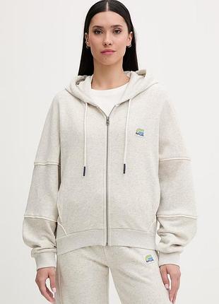Urbanshop com ua rip curl кофта, расстегивающаяся женская хлопковая surf side серая 0bgwfl размеры запитуйте