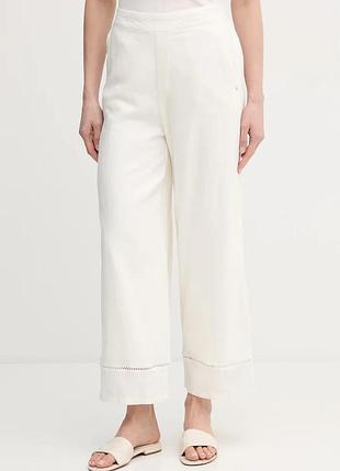 Urbanshop com ua брюки с добавлением льна dkny цвет бежевый широкие высокая посадка dj6p3129 размеры запитуйте