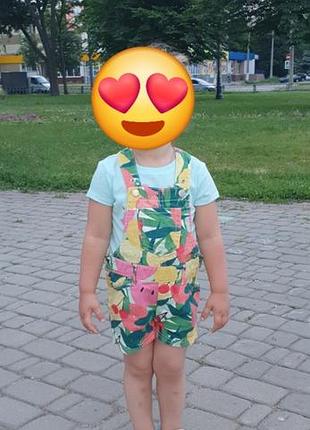 Джинсовий комбез childrens place 12-18 міс