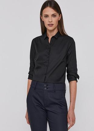 Urbanshop com ua рубашка mos mosh 131700 женская цвет черный slim классический воротник размеры запитуйте