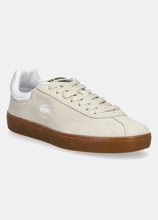 Urbanshop com ua замшевые кроссовки lacoste baseshot женские цвет бежевый 48sfa0010 размеры запитуйте
