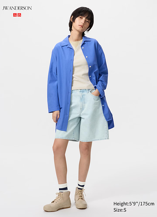 Оксфордское платье-рубашка AM anderson и uniqlo
