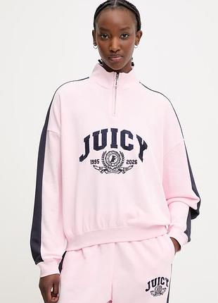 Urbanshop com ua juicy couture женская кофта с хлопком crest track top розовая jcsas126401 размеры запитуйте