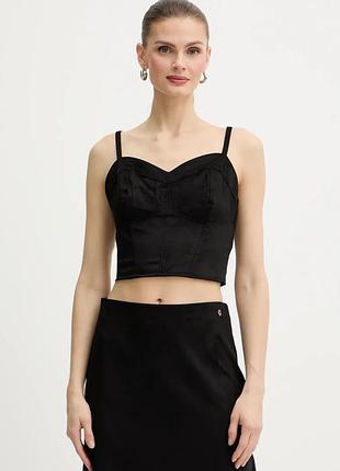 Urbanshop com ua топ guess nunzia цвет черный w6rh03 wj472 размеры запитуйте