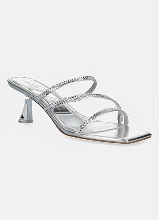 Urbanshop com ua шлепанцы aldo avelinne цвет серебряный на шпильке 14241448 размеры запитуйте
