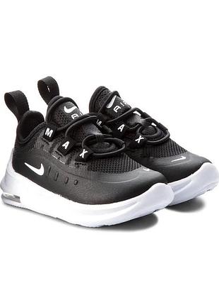 Дитячі кросівки nike air max axis (td) чорного кольору з білими деталями