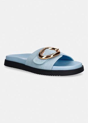 Urbanshop com ua steve madden шльопанці жіночі замшеві mistify блакитні 11005536 розміри запитуйте